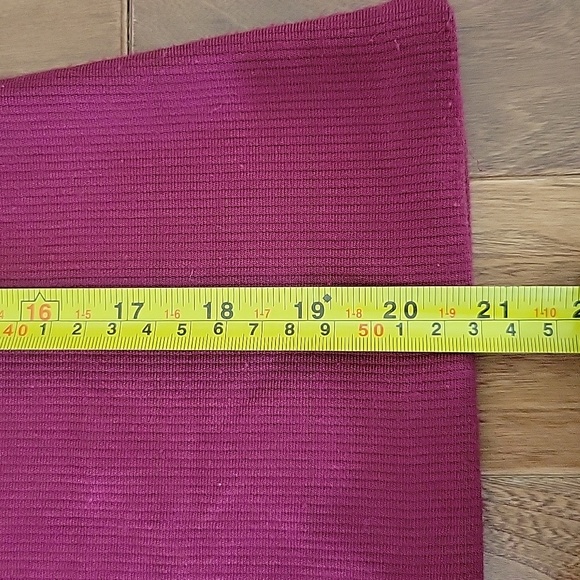 NWT Club Monaco Square Neck Puff Sleeve Top Magenta Large - Picture 8 of 8